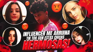 INFLUENCER ME ARRUINA TIKTOK CON ESTAS CHICAS HERMOSAS!! 🤬 *lo reto pvp tóxico😡* FREE FIRE