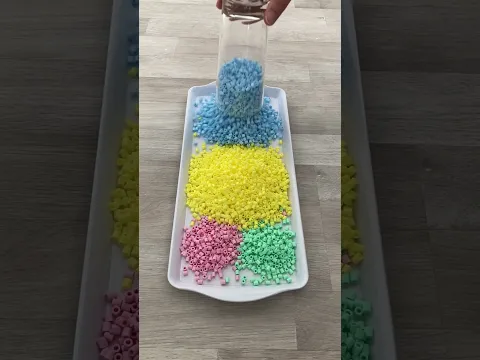Simple Yet Satisfying Reverse Video With Beads! #shorts