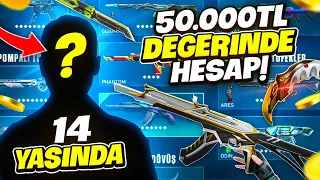 14 yaşındaki oyuncunun 50.000 TL değerinde hesabı | valorant