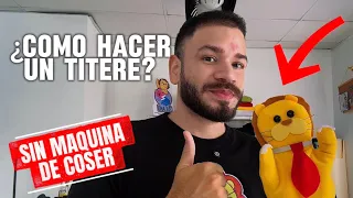 ¿COMO HACER UN TÍTERE? - TUTORIAL Fácil y Rápido  