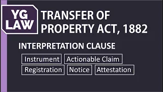 Section 3 of TPA -  Instrument, Actionable Claim, Registration, Notice and Attestation - YG Law