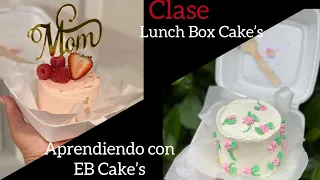 Aprendiendo con EB cake’s | Como hacer Lunch Box Cakes | Clase Gratis