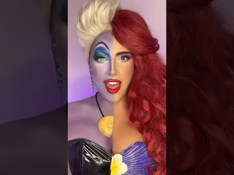 Day 1 - Posting my top 31 looks I’ve created starting with this #halfandhalf #ursula #ariel look
