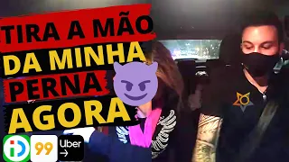 Gravei TUDO! Passou a mão em mim com Filho no Carro e Não Queria Pagar! Pior Corrida da História!