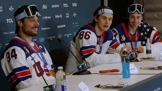 USA Men's Hockey Gold Medal Press Conference