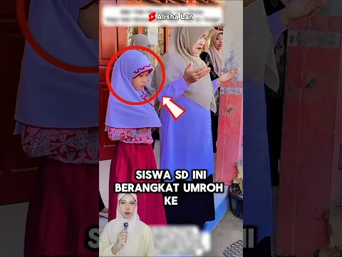 VIRAL! Siswa SD Berangkat Umroh Ke Mekah, Ibu Guru Dan Temannya Sampai Menangis 😭