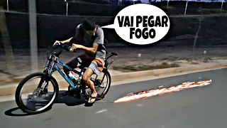 COLOQUEI VIGA DE FERRO NO PEZINHO E PEGOU FOGO