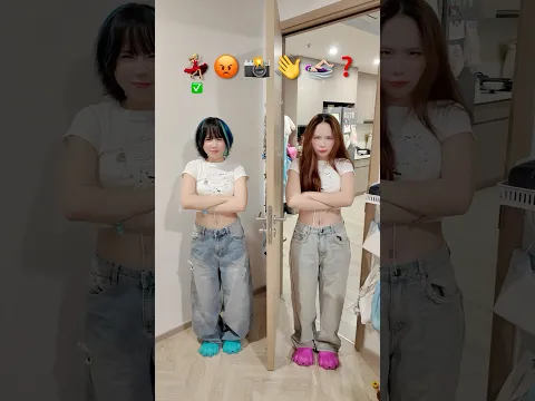 Sim và Sam Thử Thách Sinh Đôi 👯‍♀️❓#meosimmy #sammy #shorts