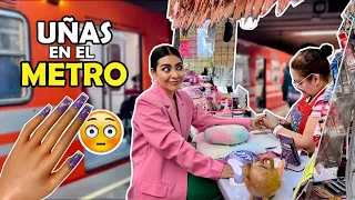 FUI A HACERME LAS UÑAS EN EL METRO DE LA CDMX! *NO FUE COMO ESPERABA*