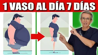 1 VASO al DÍA durante UNA SEMANA para un VIENTRE PLANO