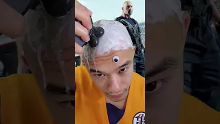 KRILLIN SHAVES HIS HEAD IN THE BACK ROOMS (7.5 MINUTE #ASMR VERSION)