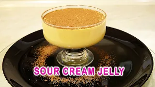 Sour Cream Jelly | DELICIOUS DESSERT RECIPE