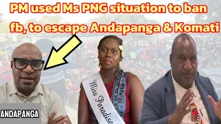 Andapanga (Activist) tells Marape Off on Facebook ban in PNG