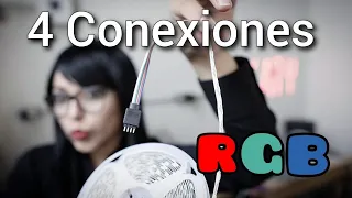 Conectando tiras RGB de diferentes formas