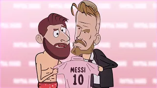 how Messi was hijacked by David Beckham ?!