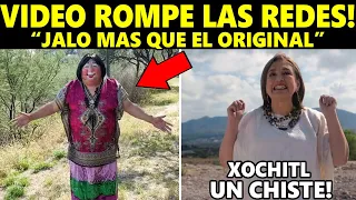 VIDEO de XOCHITL ROMPE las REDES! "PERO en PARODIA con GLOBOLIN"