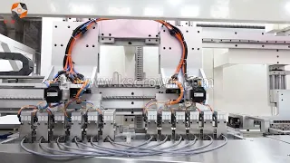 Power Cord Production Line - Plug Inserts Crimping + Injection Molding + Finished Product Testing