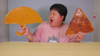 오징어게임 초대왕 달고나 맨들어서 먹어보기~~Squid game dalgona
