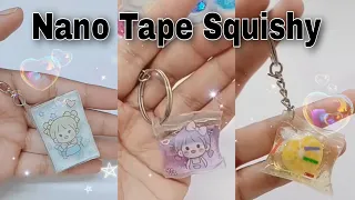 Nano Tape Squishy // How to make keychain with nano tape// Nano Tape