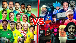 SHORTS COMPILATION VS FOOTBALL (Ronaldo, Skibidi Toilet, Messi, Ishowspeed, Ronaldo Jr, Hasbulla)