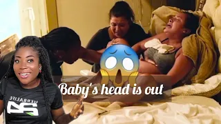 LOUD SCREAMING 😱UNASSISTED 😳 HOME BIRTH || LABOUR HOTSPOTCH KoachEdy Reacts