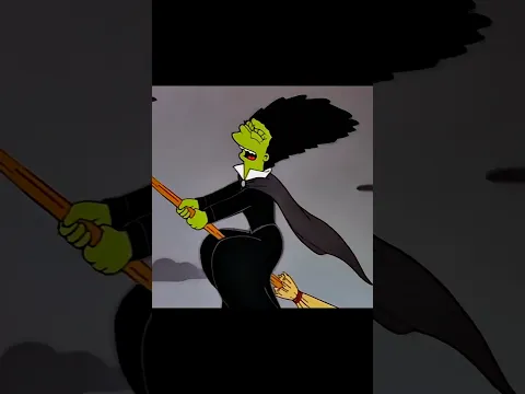 Marge se transforma en BRUJA | #thesimpsons #shorts #cartoon