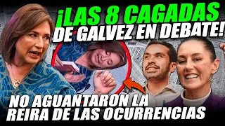 LAS 8 CAGADS DE XOCHITL SE HACEN VIRALES ¡CLAUDIA Y MAYNEZ A CARCAJADAS!