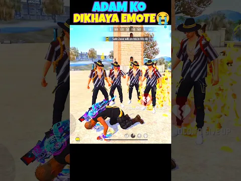 Adam को Dikhaya😭 Puri Squad ने Emote🤬 | Ab Kya Hoga??🤯 #shorts #short #adamthenoob