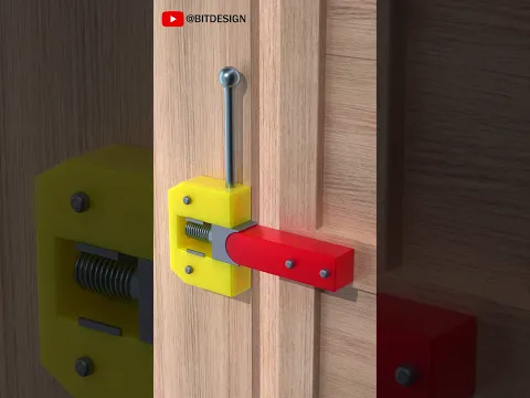 Outdoor creative garden door lock design#design#diy#Creativity