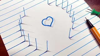 How To Make A 3d Valentine's Day Drawing