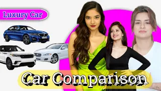Jannat Zubair v/s Avneet Kaur v/s Anushka Sen Car Comparison #viral