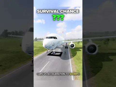 Cars VS Instant 600 MPH Acceleration Who Survives? ⚠️ 🔥