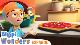 NUEVO ⭐ ¡Pizza! | Blippi Wonders | Caricaturas para niños | Videos educativos para niños