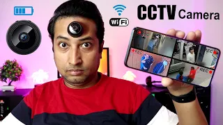 Mini Wireless WiFi Spy Camera Hidden Camera Review | Mini WiFi security camera | Mini CCTV camera
