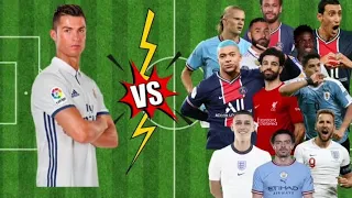 Ronaldo vs world best player ⚽⚽🤣 #topfootballplayers #shortvideo #messi