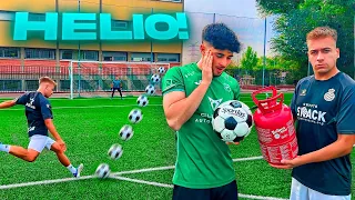 BALÓN de CÁMARA LENTA RELLENO DE HELIO || Reto imposible || gomeznawer
