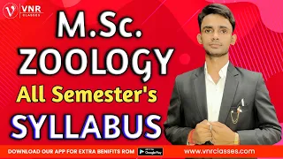 M.Sc. Zoology Syllabus || UGC SYLLABUS || All University's || Semester Pattern | Prahalad bhaiya