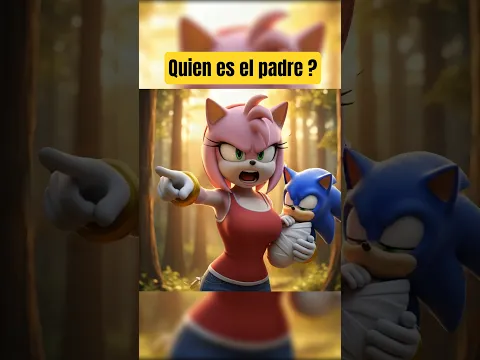 QUIEN ES EL PADRE DEL HIJO DE AMY? #sonic #comedia