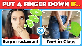 Put A Finger Down IF..  Embarrassing Edition 😬