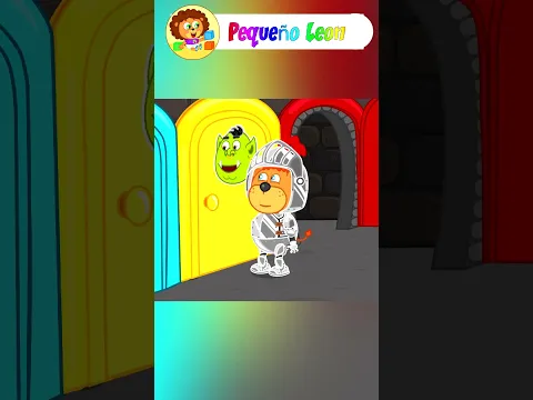 Pequeño Leon | Caballero y cuatro puertas | Dibujos animados | Video Para Niños