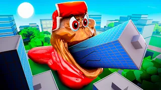 МОЙ ДРУГ СТАЛ ГИГАНСТКИМ СЛИЗНЕМ! ВЕСЬ ГОРОД БЫЛ В ШОКЕ! РОБЛОКС