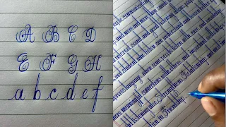 How to improve handwriting || English handwriting practice || A to Z alphabet practice in English ||