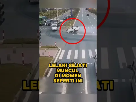 Keberanian Seorang Supir Selamatkan Kecelakaan