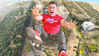 قفزت حرّ من ارتفاع 15 متر