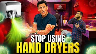 Hand Dryers are dirtier than a Toilet Seat |  The Dirty Truth Never Told  | No BS with Rajiv Makhni