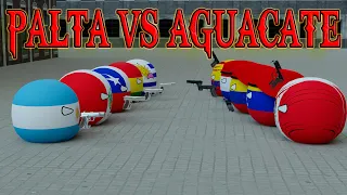 Palta vs Aguacate - Completo - Countryballs 3D