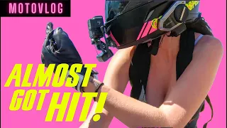 GIRL ALMOST CRASHED SUPER BIKE