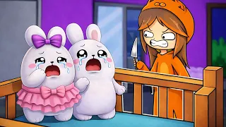 Nos ADOPTA una NIÑERA MALVADA😰😭 en Roblox