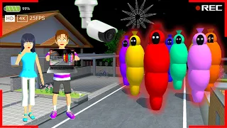 YUTA MIO TAKUT CCTV REKAM PENAMPAKAN POCONG RAINBOW DI RUMAH TERNYATA... 😱 SAKURA SCHOOL SIMULATOR