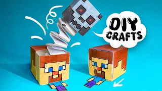 7 COOL Minecraft Paper Craft Ideas to Make at Home | Origami Minecraft | Miniature Craft